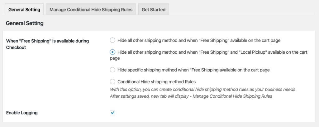 How to Hide All Shipping Methods if Cart Qualifies for Free Shipping or Local Pickup?