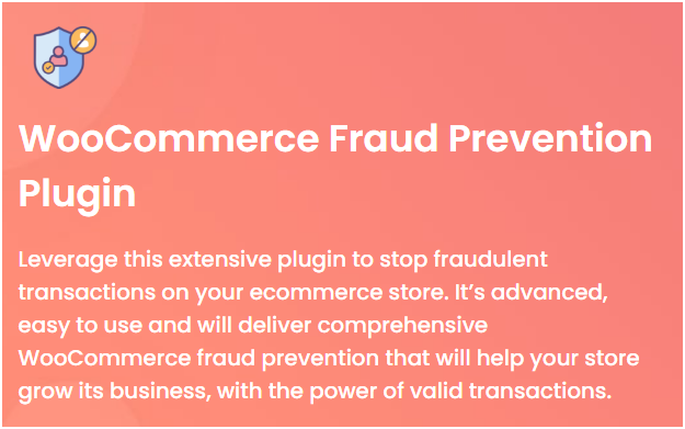 Figure 1 - WooCommerce Fraud Prevention Plugin by DotStore